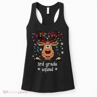 3rd Grade Squad Reindeer Christmas Women's Tank Top thumb 0