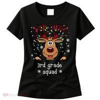 3rd Grade Squad Reindeer Christmas Women's T-Shirt thumb 0