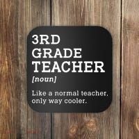 3rd Grade Teacher Idea For Third Grade Teacher Gift Coaster thumb 0