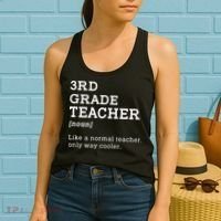 3rd Grade Teacher Idea For Third Grade Teacher Gift Women's Tank Top thumb 2
