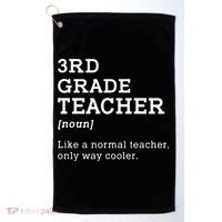 3rd Grade Teacher Idea For Third Grade Teacher Gift Golf Towel thumb 0