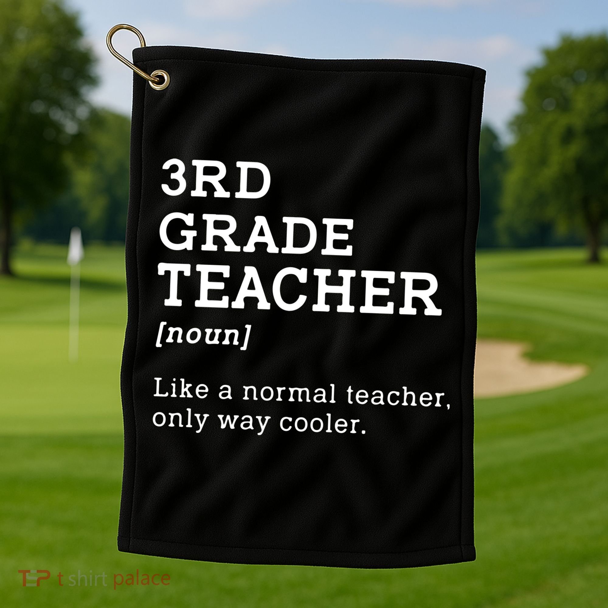 3rd Grade Teacher Idea For Third Grade Teacher Gift Golf Towel