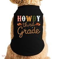 3rd Grade Teacher Rodeo Country Western Howdy Third Grade Doggie Tank thumb 0