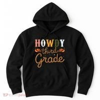 3rd Grade Teacher Rodeo Country Western Howdy Third Grade Hoodie thumb 0