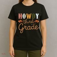 3rd Grade Teacher Rodeo Country Western Howdy Third Grade T-Shirt thumb 4