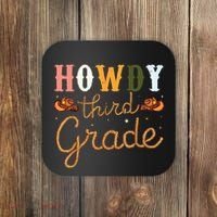 3rd Grade Teacher Rodeo Country Western Howdy Third Grade Coaster thumb 0