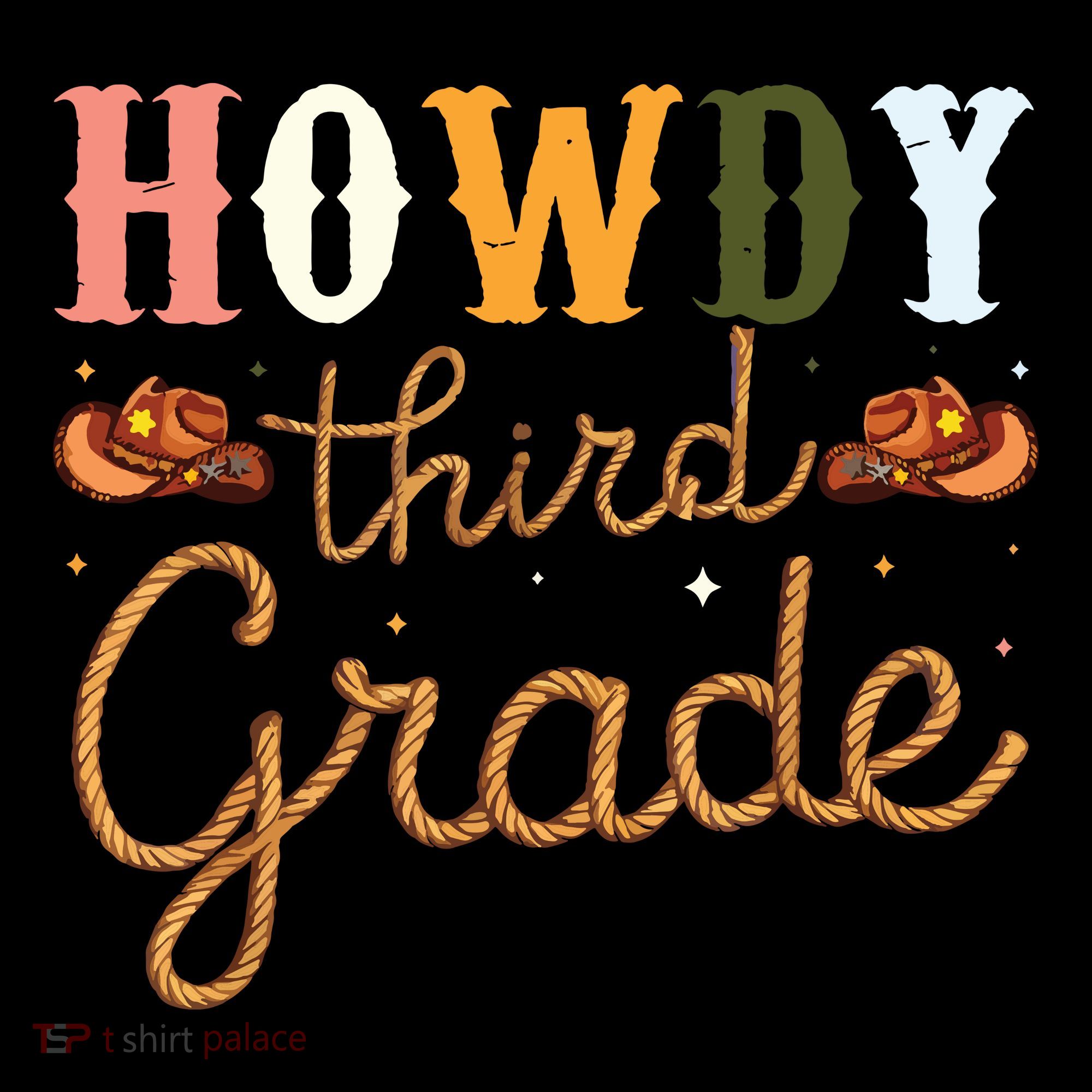 3rd Grade Teacher Rodeo Country Western Howdy Third Grade Women's Hoodie