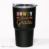 3rd Grade Teacher Rodeo Country Western Howdy Third Grade Tumbler thumb 0