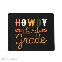 3rd Grade Teacher Rodeo Country Western Howdy Third Grade Mousepad thumb 0