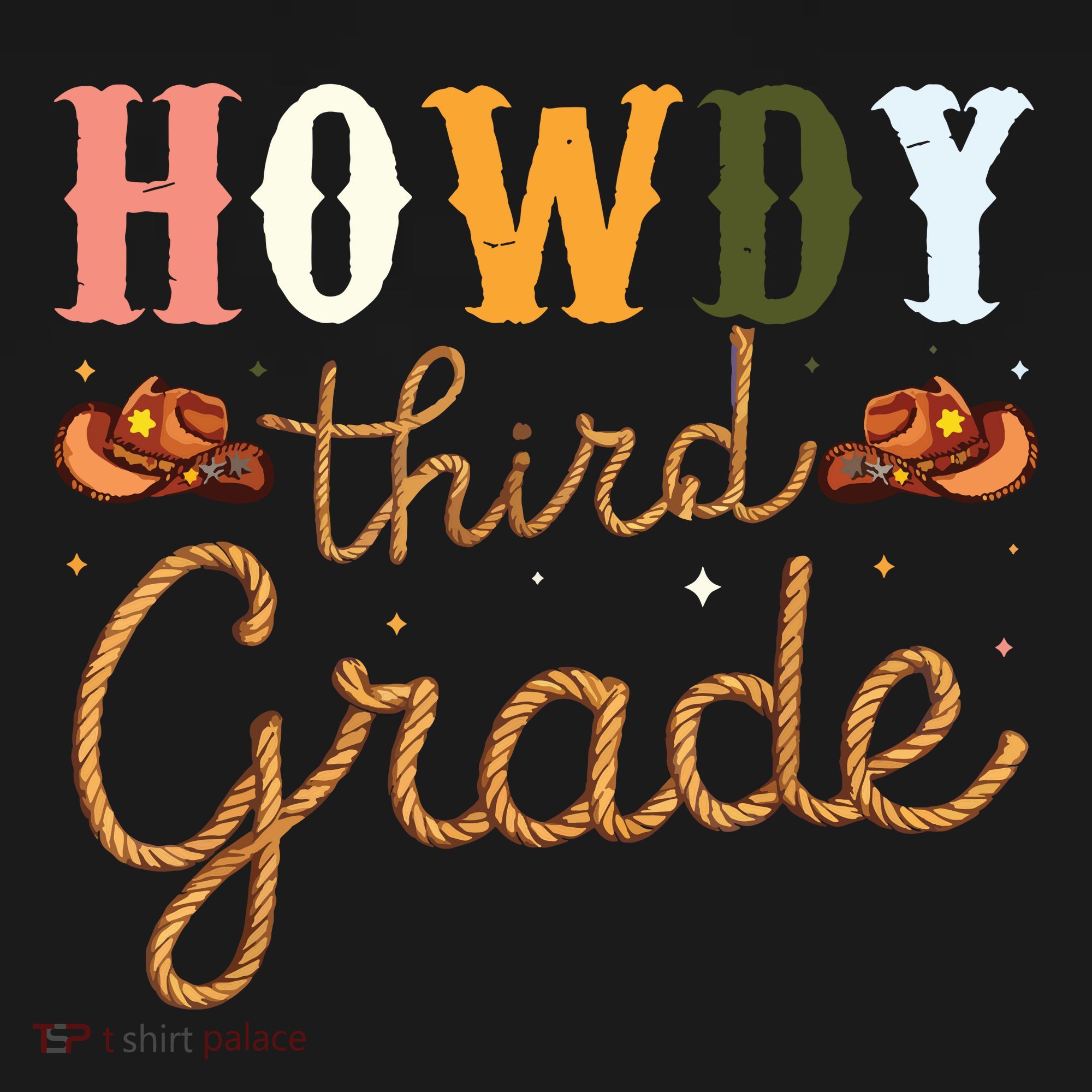 3rd Grade Teacher Rodeo Country Western Howdy Third Grade Mousepad