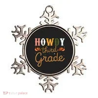3rd Grade Teacher Rodeo Country Western Howdy Third Grade Ornament thumb 0