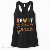 3rd Grade Teacher Rodeo Country Western Howdy Third Grade Women's Tank Top thumb 0