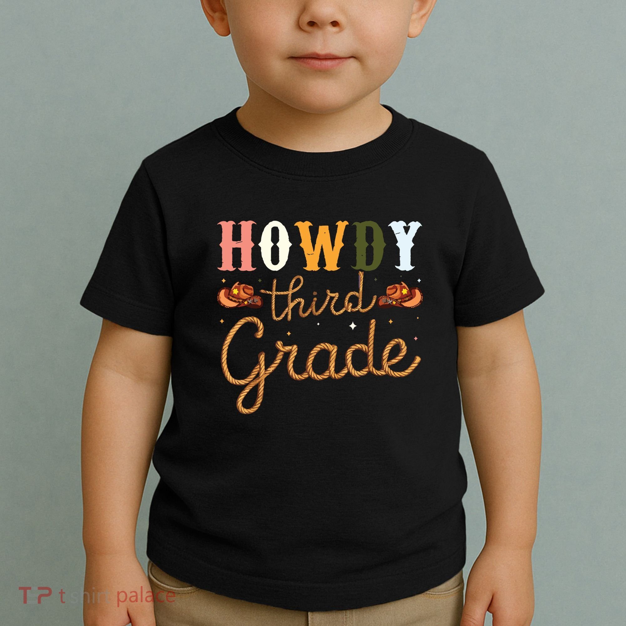 3rd Grade Teacher Rodeo Country Western Howdy Third Grade Toddler T-Shirt