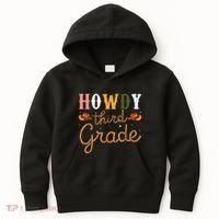 3rd Grade Teacher Rodeo Country Western Howdy Third Grade Kids Hoodie thumb 0