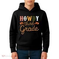 3rd Grade Teacher Rodeo Country Western Howdy Third Grade Kids Hoodie thumb 4