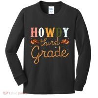 3rd Grade Teacher Rodeo Country Western Howdy Third Grade Kids Long Sleeve Shirt thumb 0