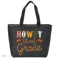 3rd Grade Teacher Rodeo Country Western Howdy Third Grade Tote Bag thumb 0
