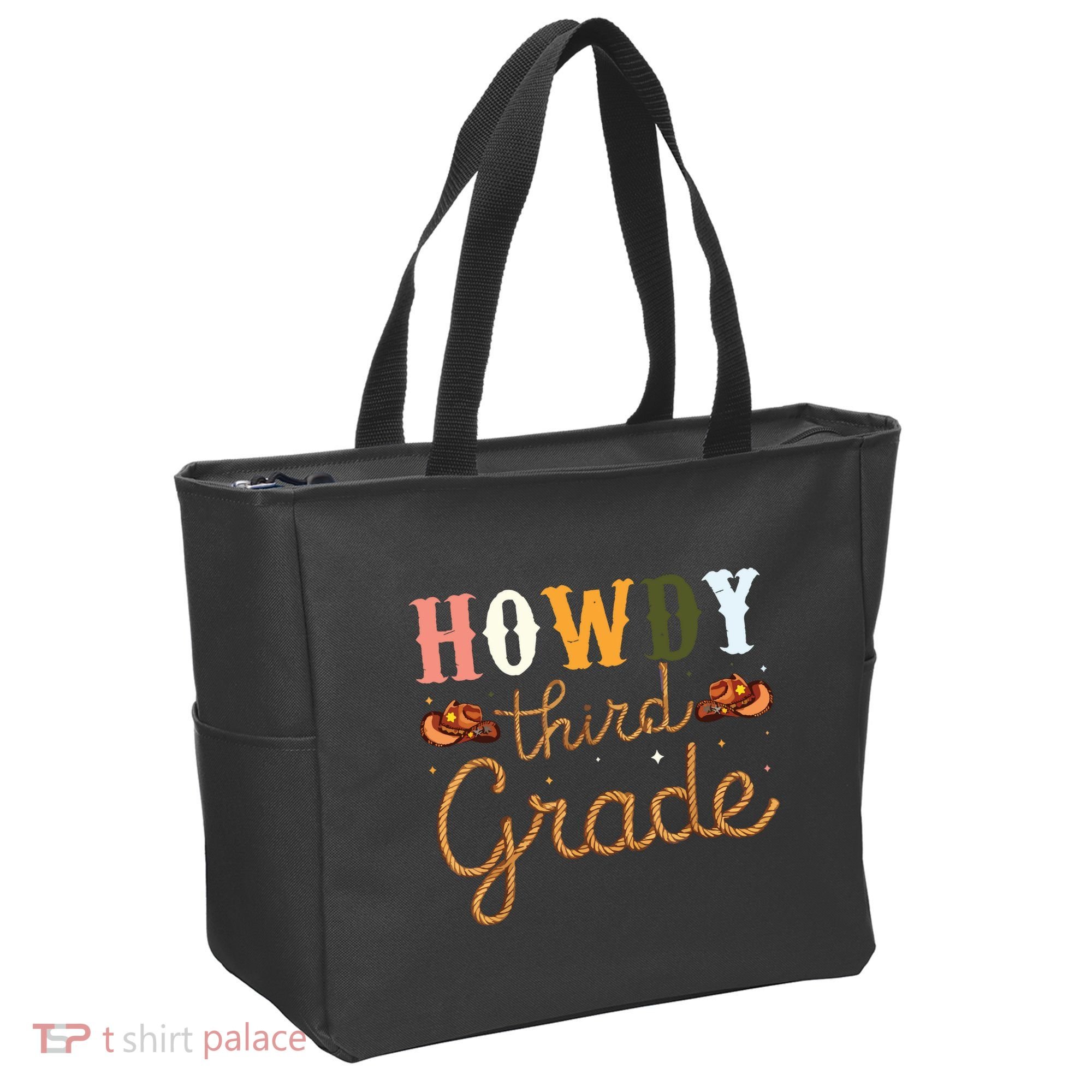 3rd Grade Teacher Rodeo Country Western Howdy Third Grade Tote Bag