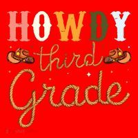 3rd Grade Teacher Rodeo Country Western Howdy Third Grade Santa Hat thumb 1