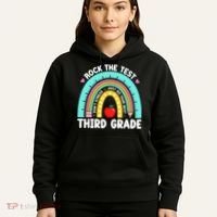 3rd Grade Teacher Rock The Test Day Third Grade Testing Day  Hoodie thumb 5