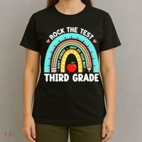 3rd Grade Teacher Rock The Test Day Third Grade Testing Day  T-Shirt thumb 4