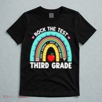 3rd Grade Teacher Rock The Test Day Third Grade Testing Day  T-Shirt thumb 5