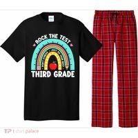 3rd Grade Teacher Rock The Test Day Third Grade Testing Day  Pajama Set thumb 0