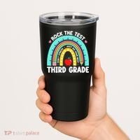 3rd Grade Teacher Rock The Test Day Third Grade Testing Day  Tumbler thumb 2