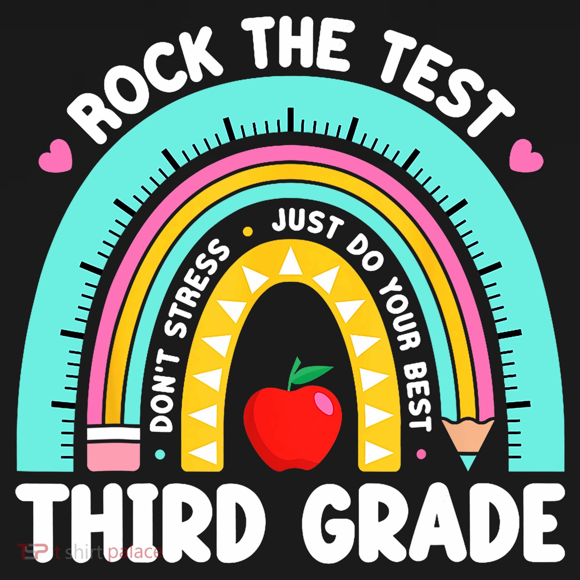 3rd Grade Teacher Rock The Test Day Third Grade Testing Day  Mousepad