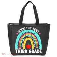 3rd Grade Teacher Rock The Test Day Third Grade Testing Day  Tote Bag thumb 0