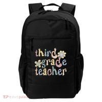 3Rd Grade Teacher Third Grade Teacher Groovy Gift Backpack thumb 0