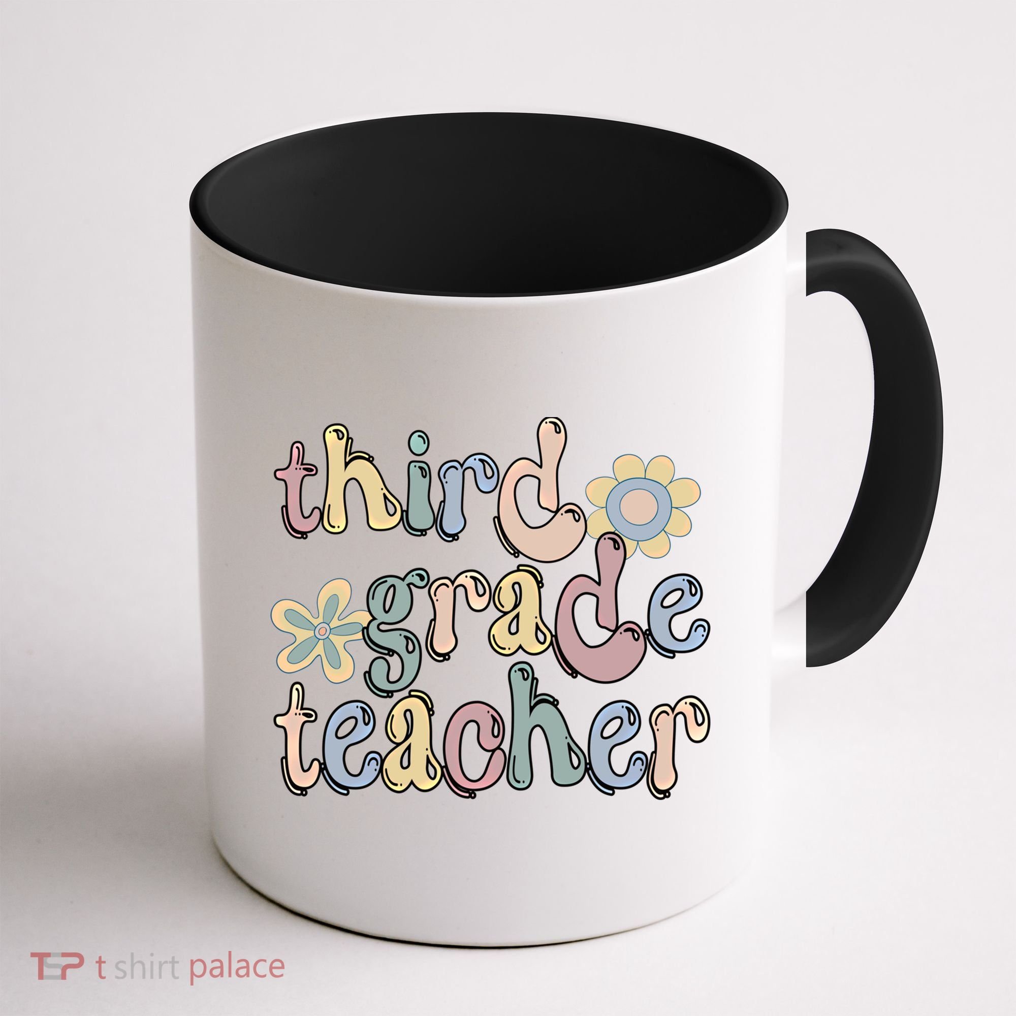 3Rd Grade Teacher Third Grade Teacher Groovy Gift Coffee Mug