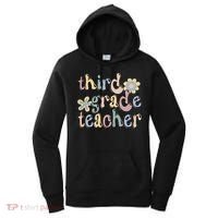 3Rd Grade Teacher Third Grade Teacher Groovy Gift Women's Hoodie thumb 0
