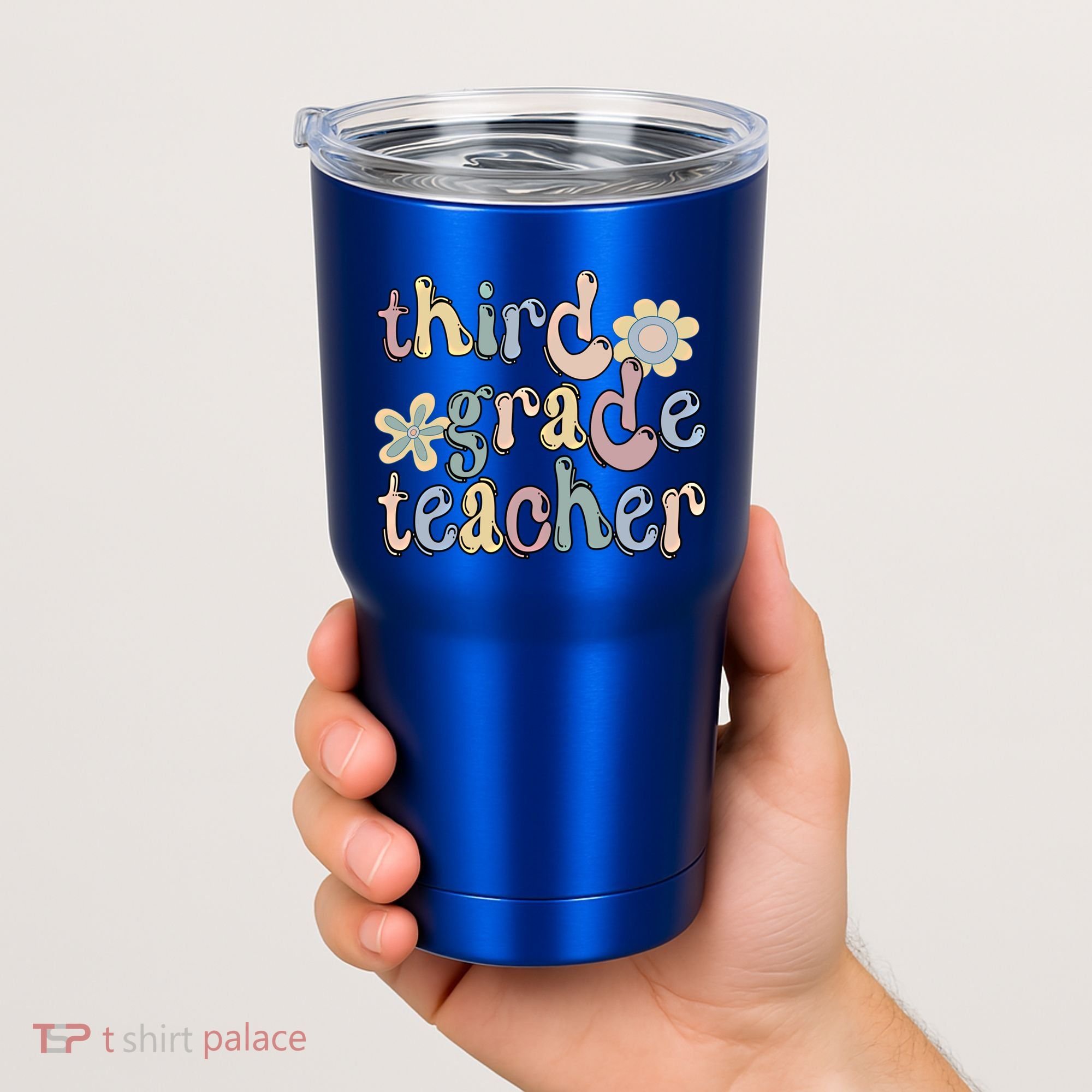 3Rd Grade Teacher Third Grade Teacher Groovy Gift Tumbler