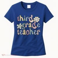 3Rd Grade Teacher Third Grade Teacher Groovy Gift Women's T-Shirt thumb 0