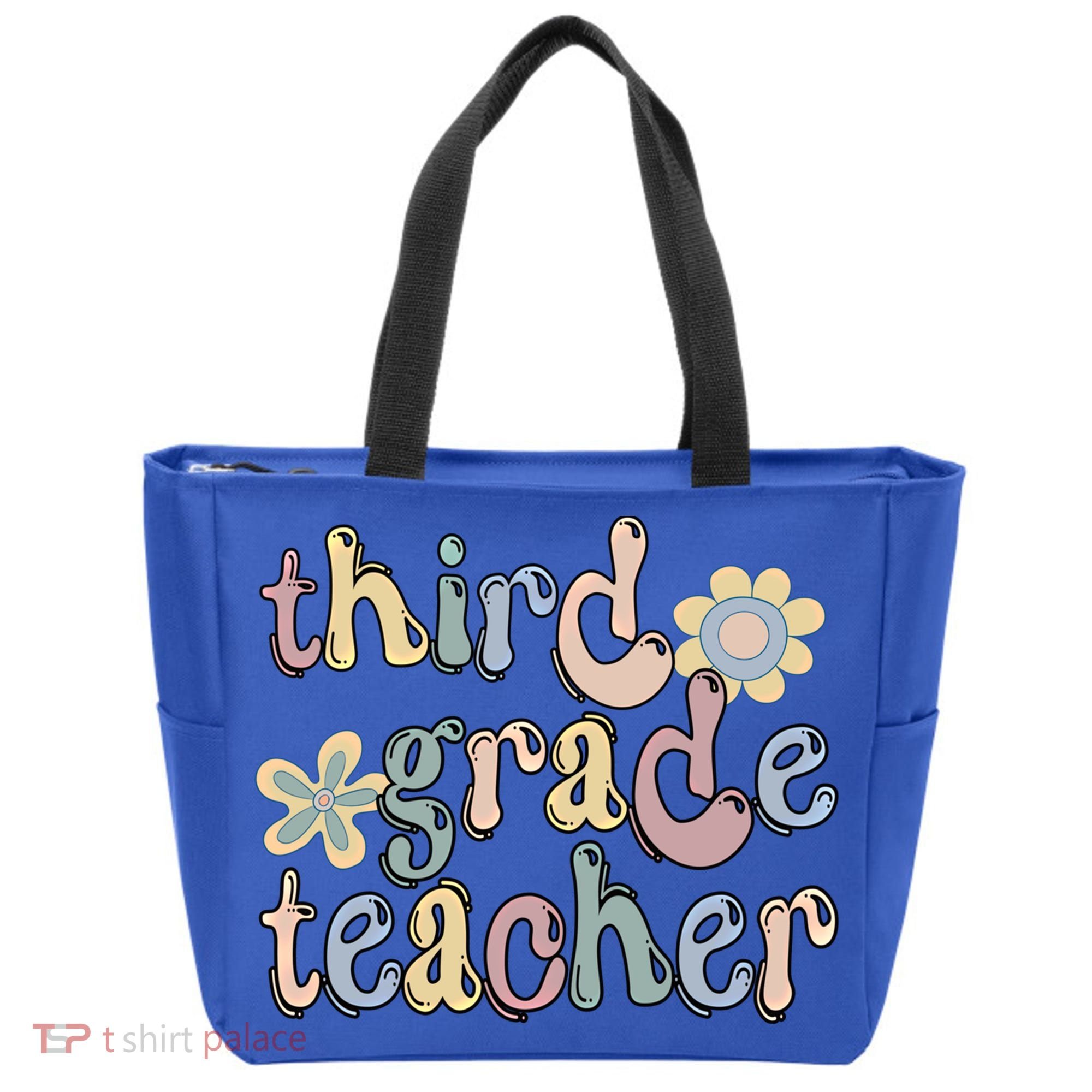 3Rd Grade Teacher Third Grade Teacher Groovy Gift Tote Bag