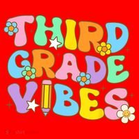 3rd Grade Vibes Back To School Retro Third Grade Teachers Santa Hat thumb 1