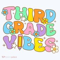 3rd Grade Vibes Back To School Retro Third Grade Teachers T-Shirt thumb 7