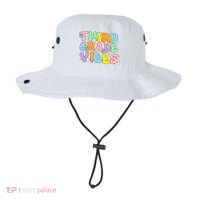 3rd Grade Vibes Back To School Retro Third Grade Teachers Bucket Hat thumb 0