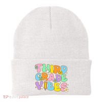 3rd Grade Vibes Back To School Retro Third Grade Teachers Beanie thumb 0