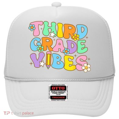 3rd Grade Vibes Back To School Retro Third Grade Teachers Hat