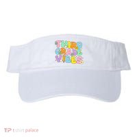 3rd Grade Vibes Back To School Retro Third Grade Teachers Visor thumb 0