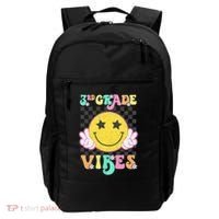 3rd Grade Vibes Smile Face Back To School Third Grade Backpack thumb 0