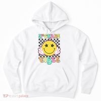 3rd Grade Vibes Smile Face Back To School Third Grade Hoodie thumb 0