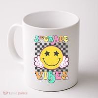 3rd Grade Vibes Smile Face Back To School Third Grade Coffee Mug thumb 0
