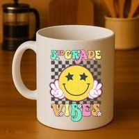 3rd Grade Vibes Smile Face Back To School Third Grade Coffee Mug thumb 4