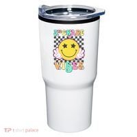 3rd Grade Vibes Smile Face Back To School Third Grade Tumbler thumb 0
