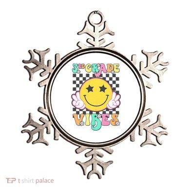 3rd Grade Vibes Smile Face Back To School Third Grade Ornament