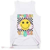 3rd Grade Vibes Smile Face Back To School Third Grade Tank Top thumb 0