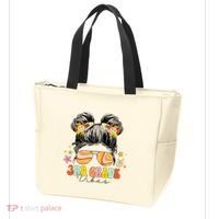 3rd Grade Vibes Messy Bun Third Grade Back To School Tote Bag thumb 3